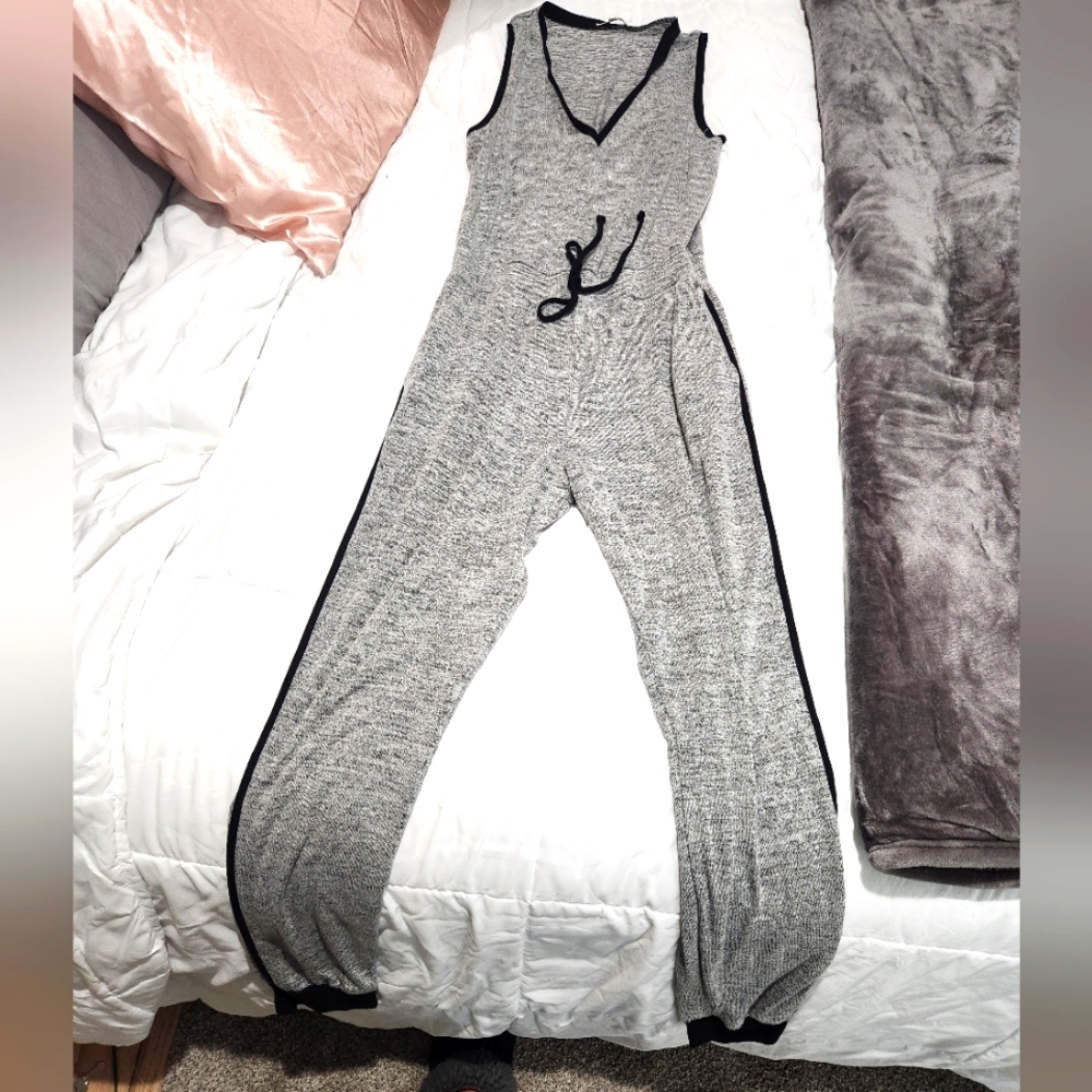 Gray jumpsuit
